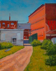 2_JaniceLMoore_Bleachery _Pepperell Mill_2015_oil on canvas_16x20