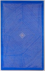 Continuum (Ultramarine Blue), 2018, oil on linen, 78x48
