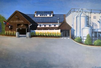 Moore_Beer Plant, Freeport_oil on canvas
