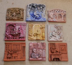 Clay relief group